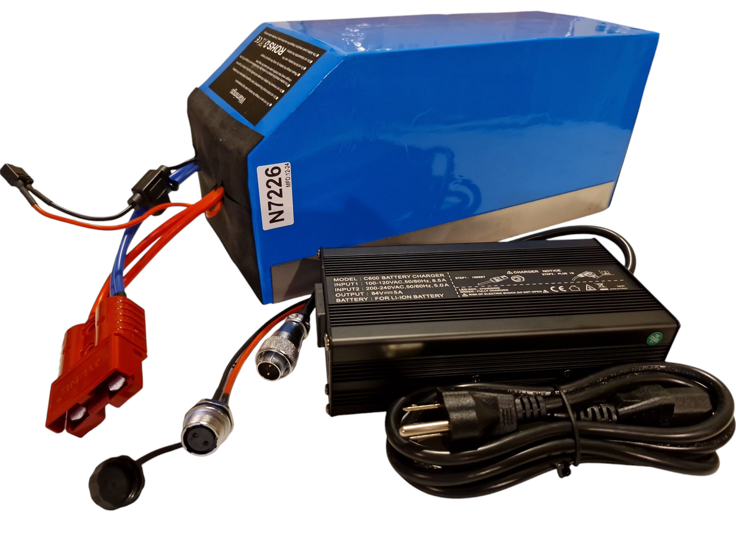 72v 26ah Lithium Enduro Ebike Battery