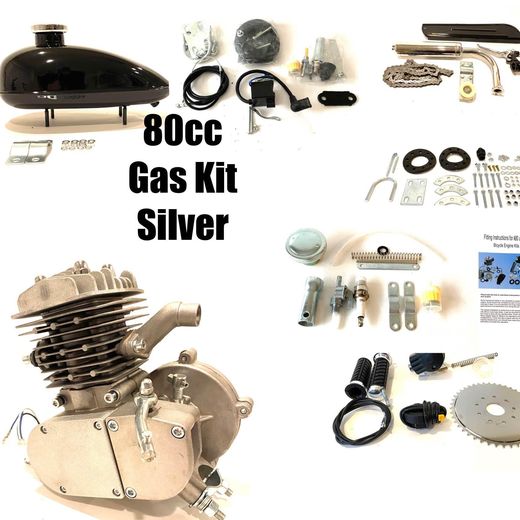 80cc 2 stroke motorized gas bike kit