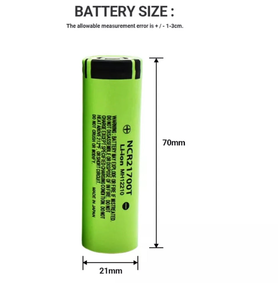 72v 25ah  Panasonic Lithium Ebike Battery