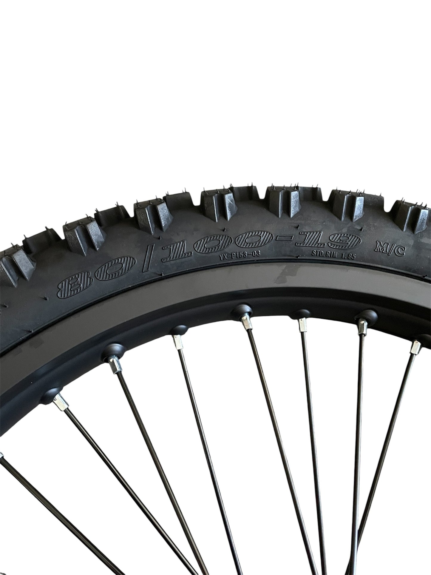 19 inch Electric Enduro Motorcycle Wheel Set, 5000W Hub Motor, Front and Rear Wheel Set