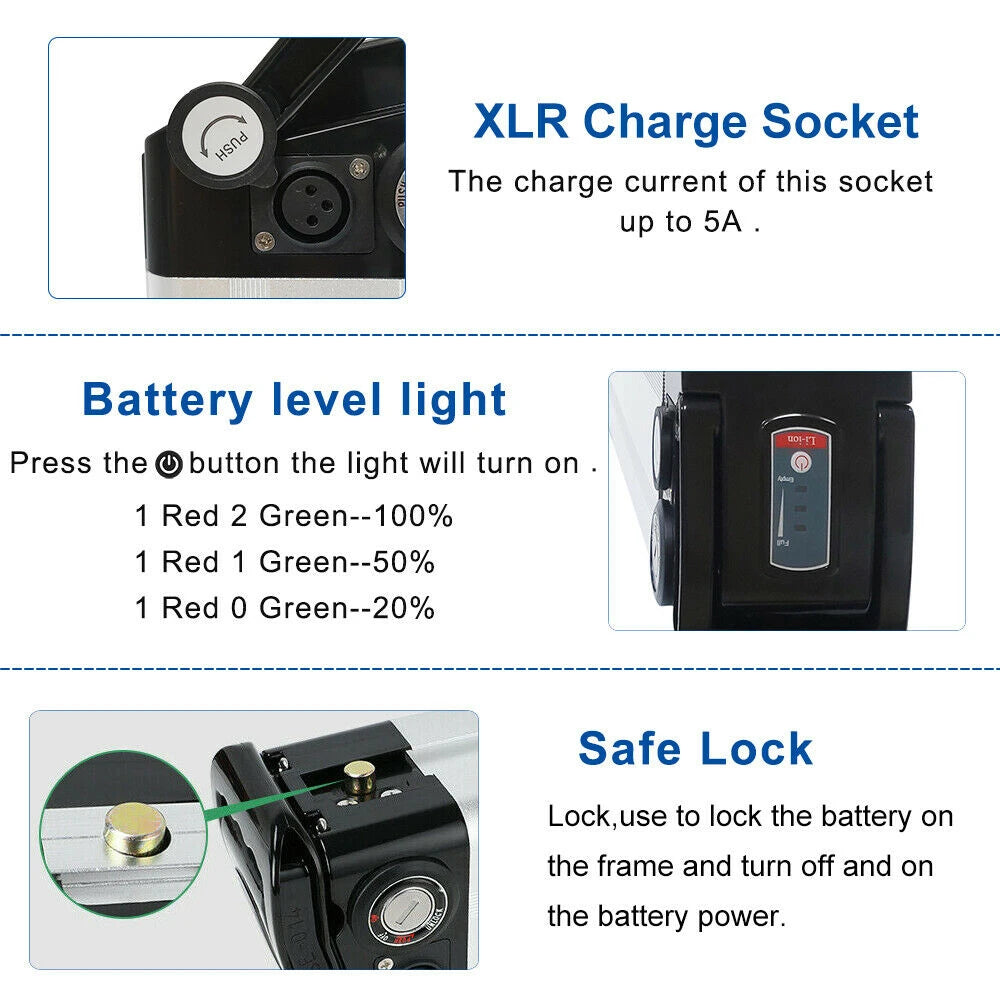 48v 13ah Silverfish Ebike Battery
